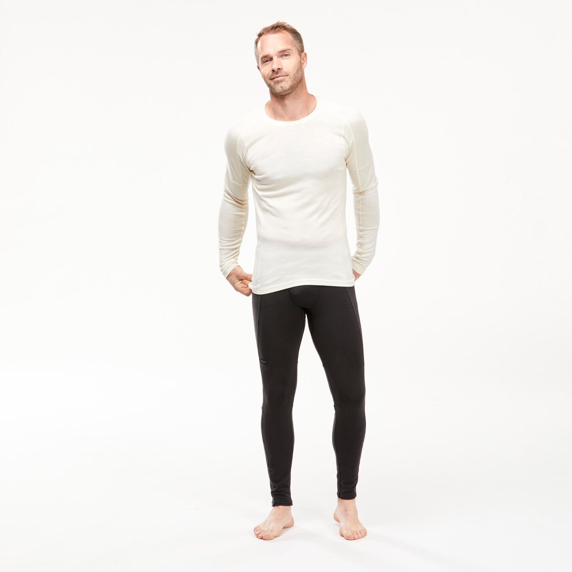 Alternative view of Forclaz Men's MT500 Merino Wool Base Layer Tights