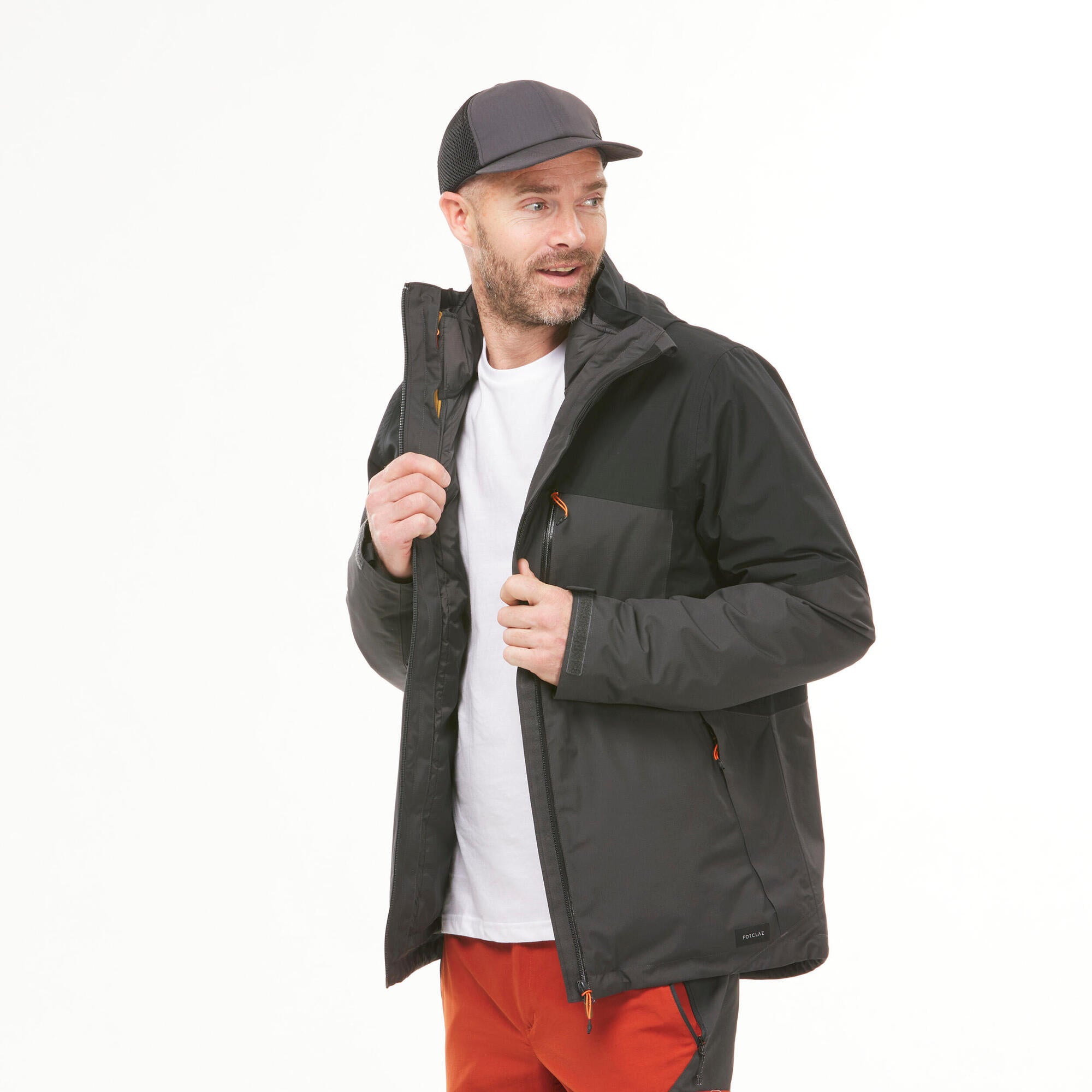 Forclaz Men's Travel 500 3 in 1 Waterproof Jacket