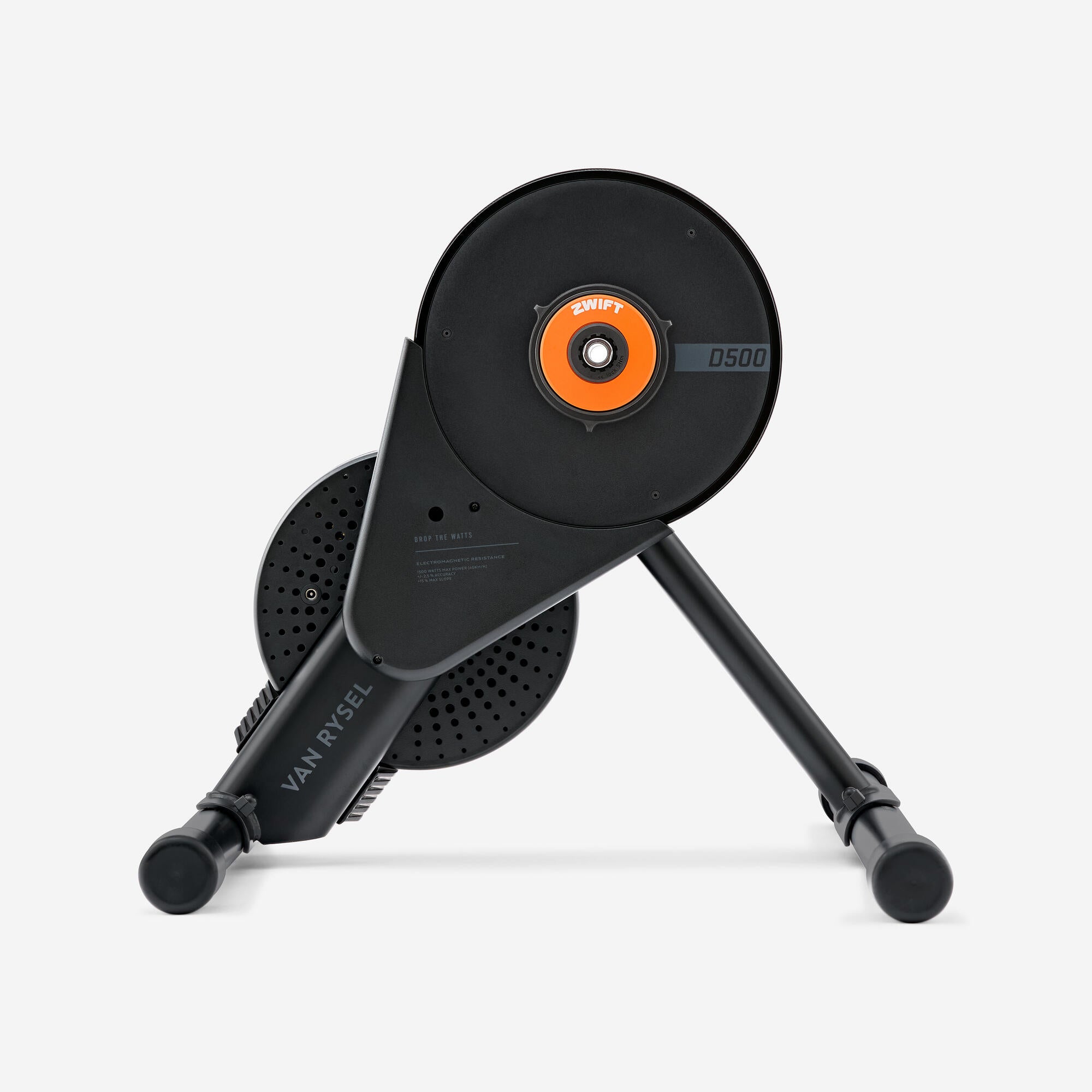 Alternative view of Van Rysel D500 Smart Trainer with Zwift Cog and Click