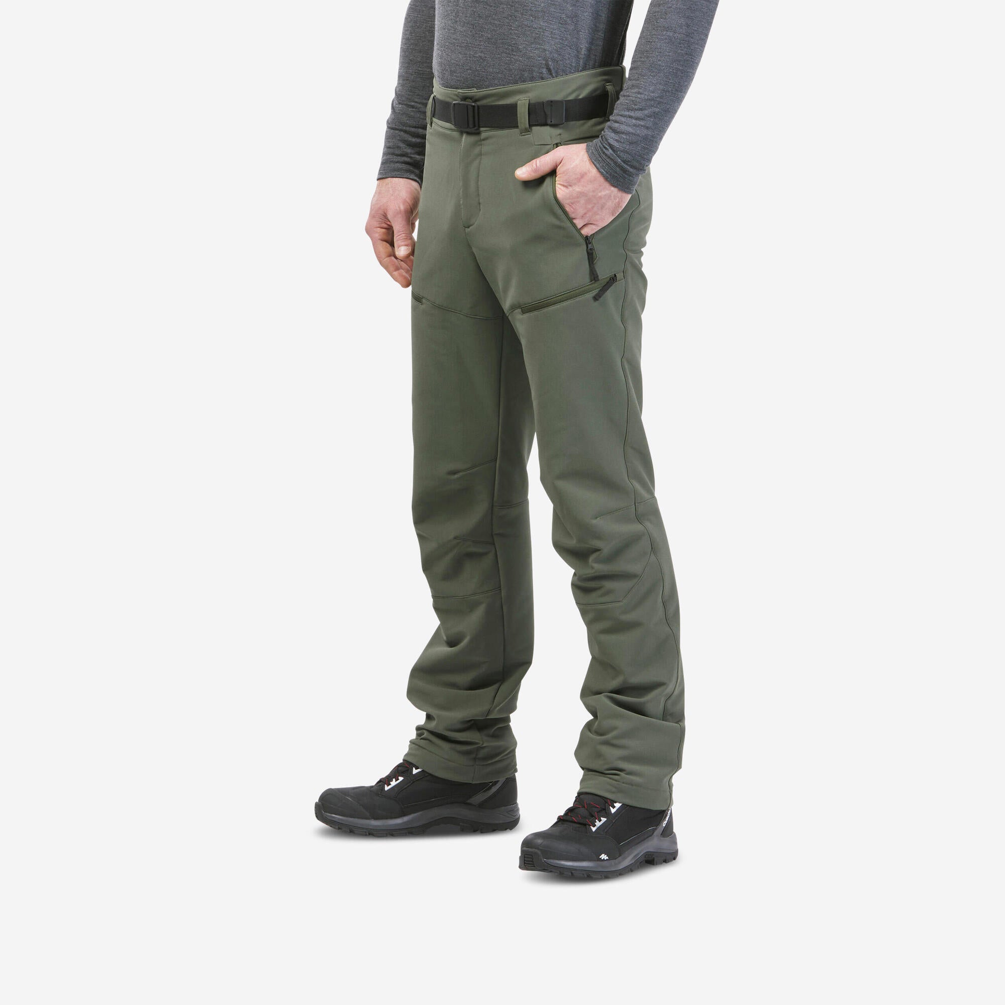 Alternative view of Quechua Men’s NH500 Water Repellent Snow Hiking Pants