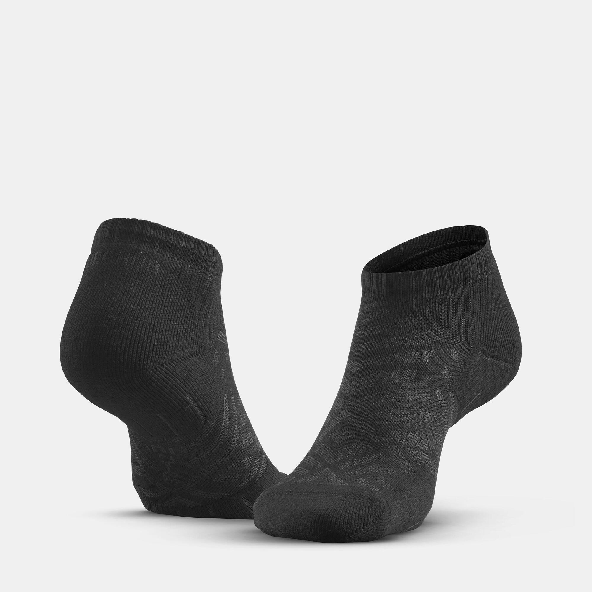 Alternative view of Quechua Socks Hike 100 Low 2 Pack   black