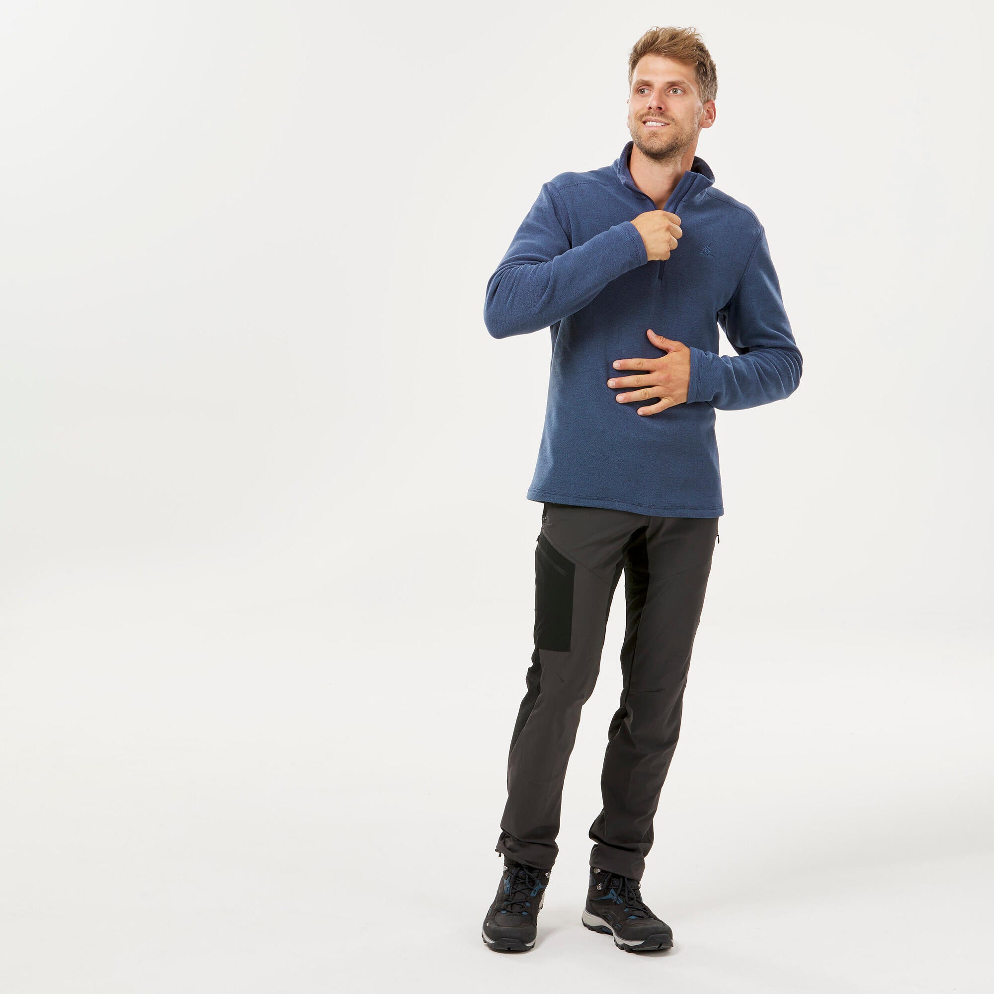 Alternative view of Quechua Men's MH100 Hiking Fleece