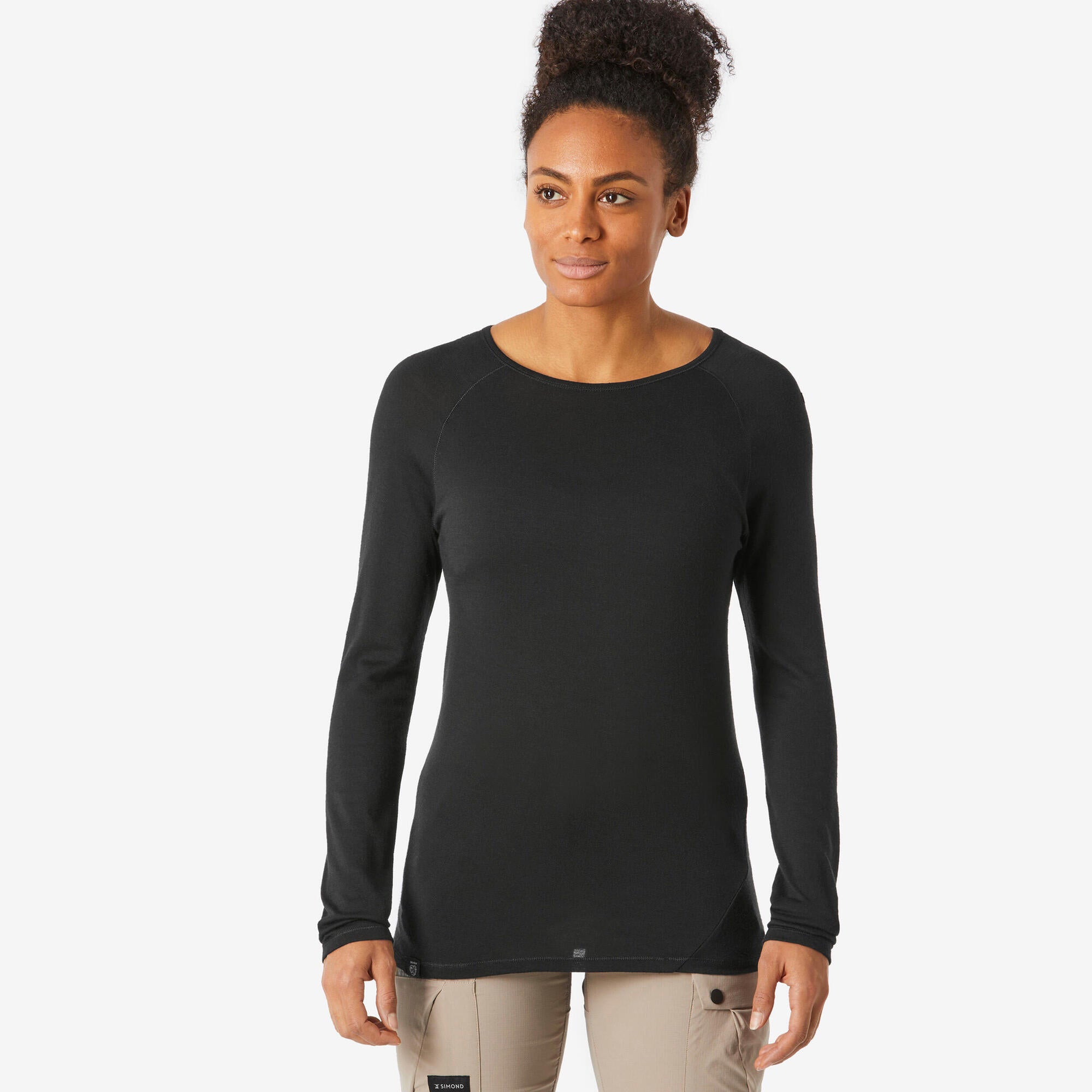 Simond Women's MT500 Long sleeve 100% Merino Wool Shirt