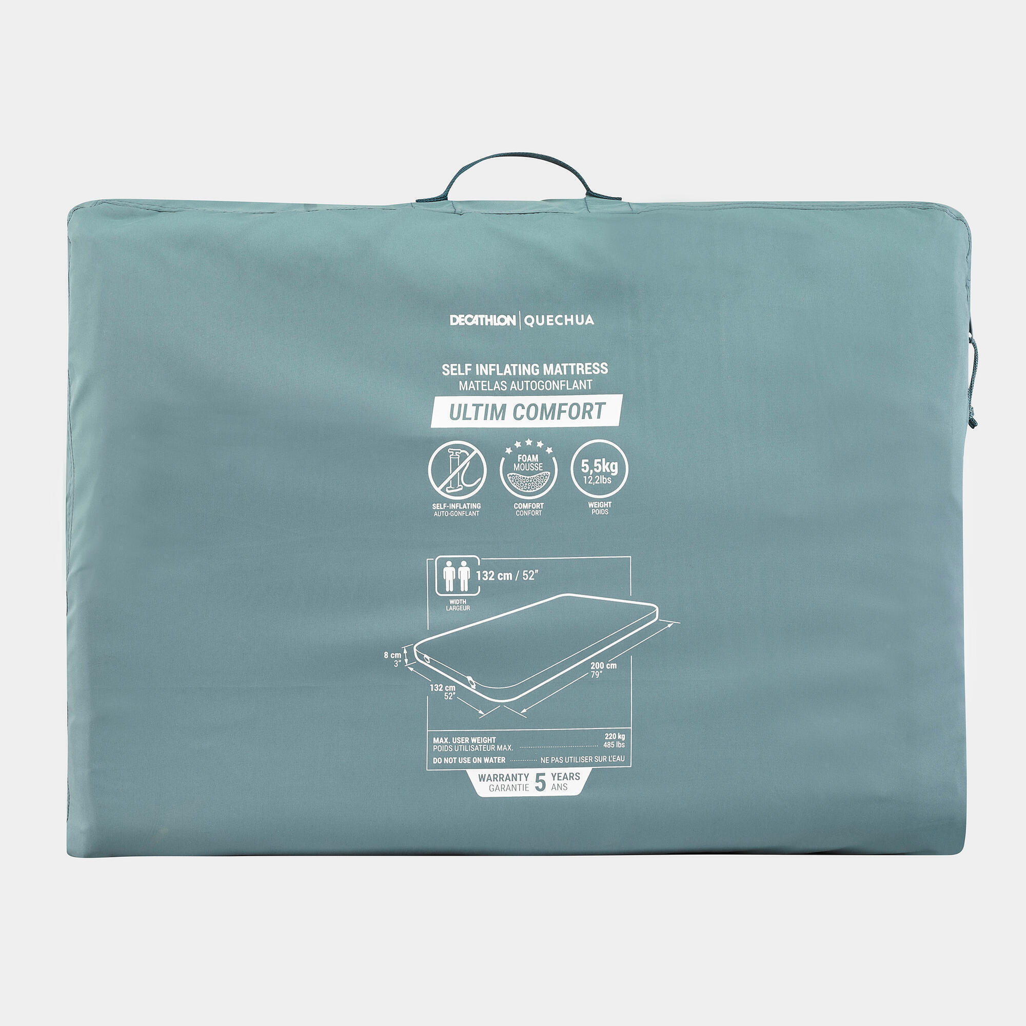 Alternative view of Quechua Ultimate Comfort Self Inflating Mattress   2 Person