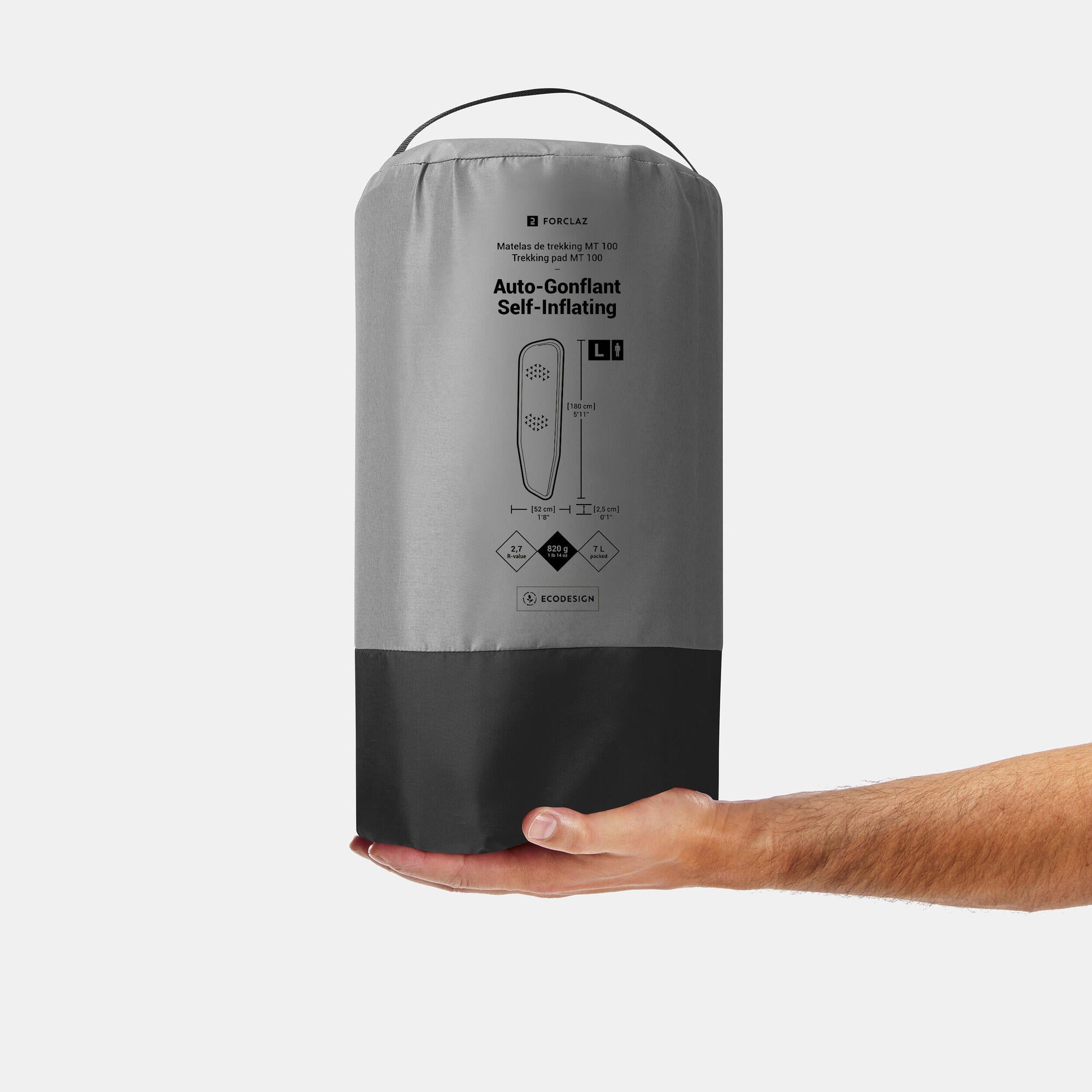 Alternative view of Forclaz Trek 500L Self Inflating Backpacking Mattress