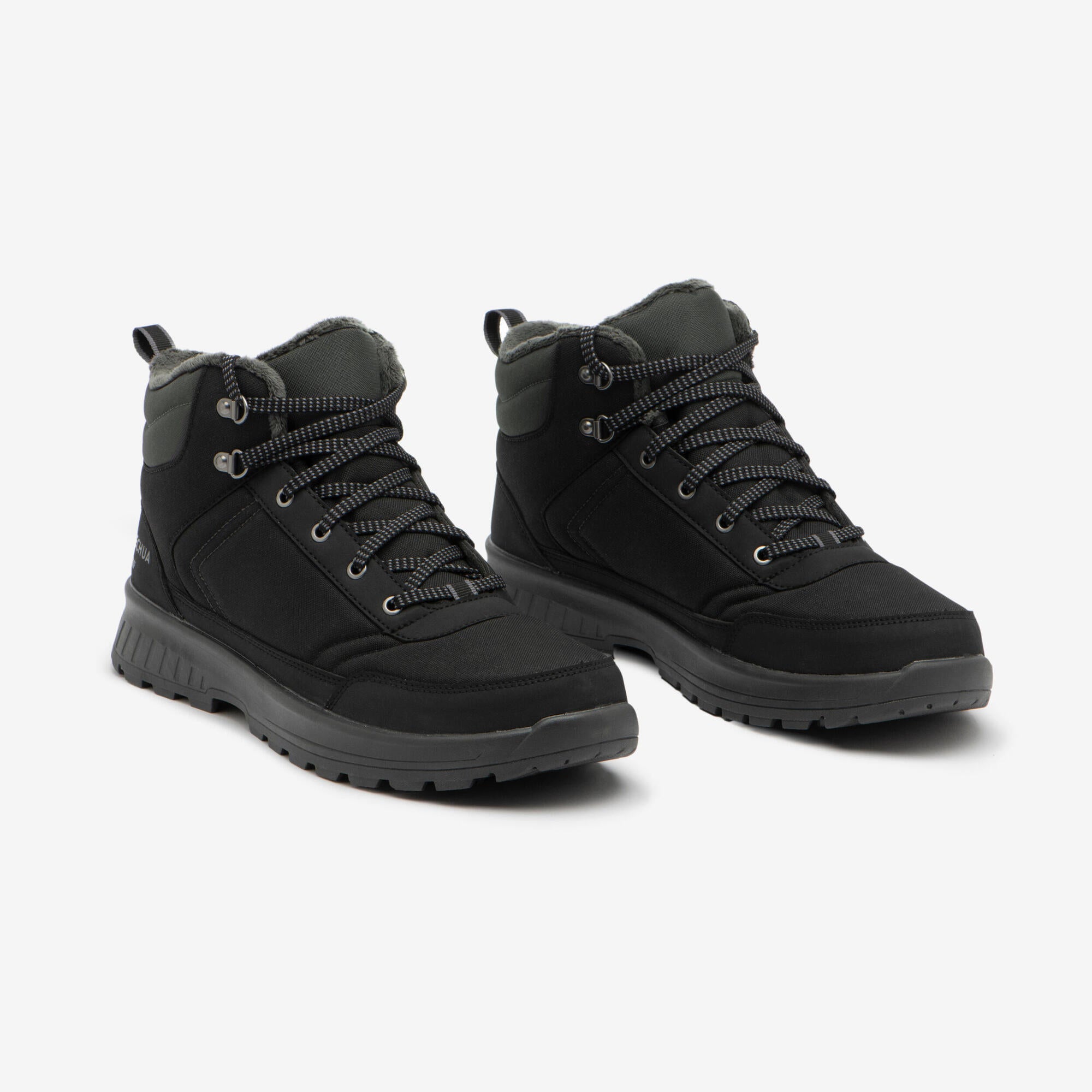 Quechua Men's NH100 Warm Waterproof Mid Snow Hiking Boots - Image 3