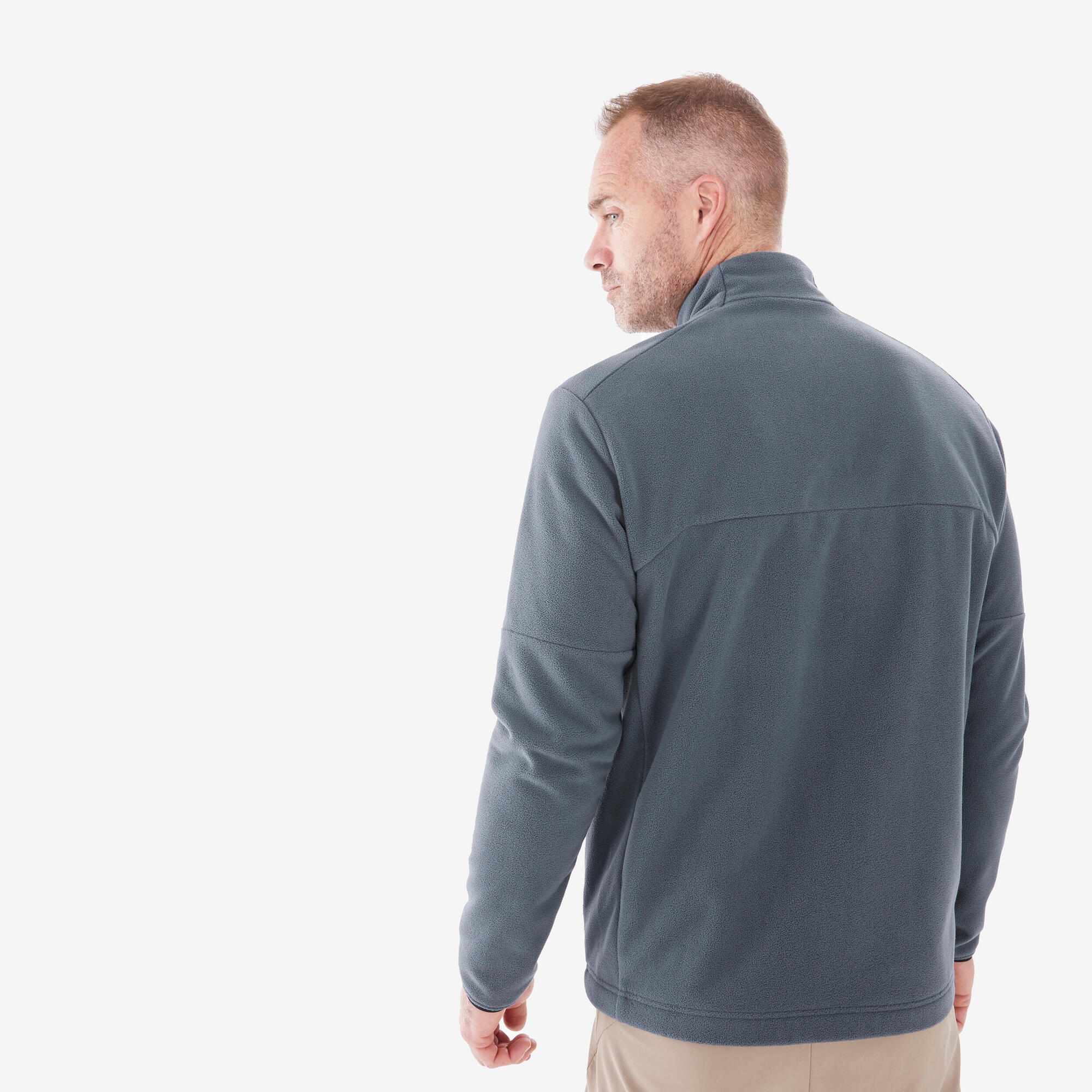 Alternative view of Quechua Men's MH500 Full Zip Fleece Hiking Jacket