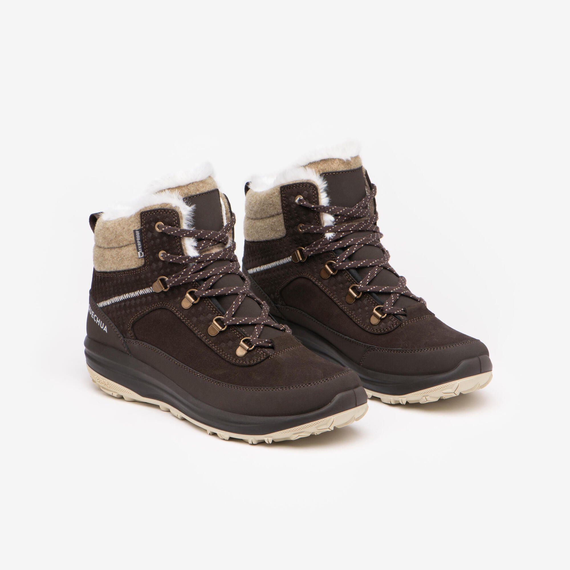 Alternative view of Quechua Women's NH900 Warm Waterproof Leather Snow Hiking Boots