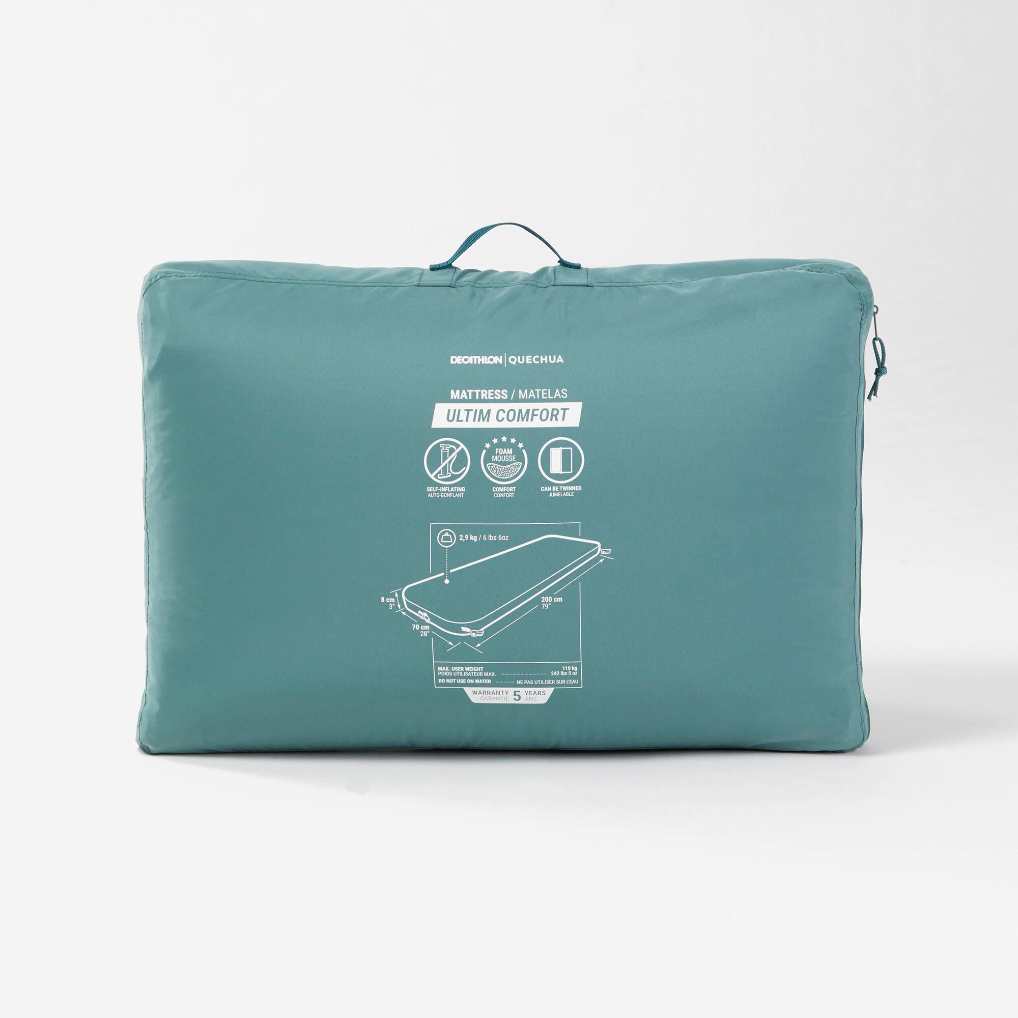 Alternative view of Quechua Ultimate Comfort Self Inflating Mattress