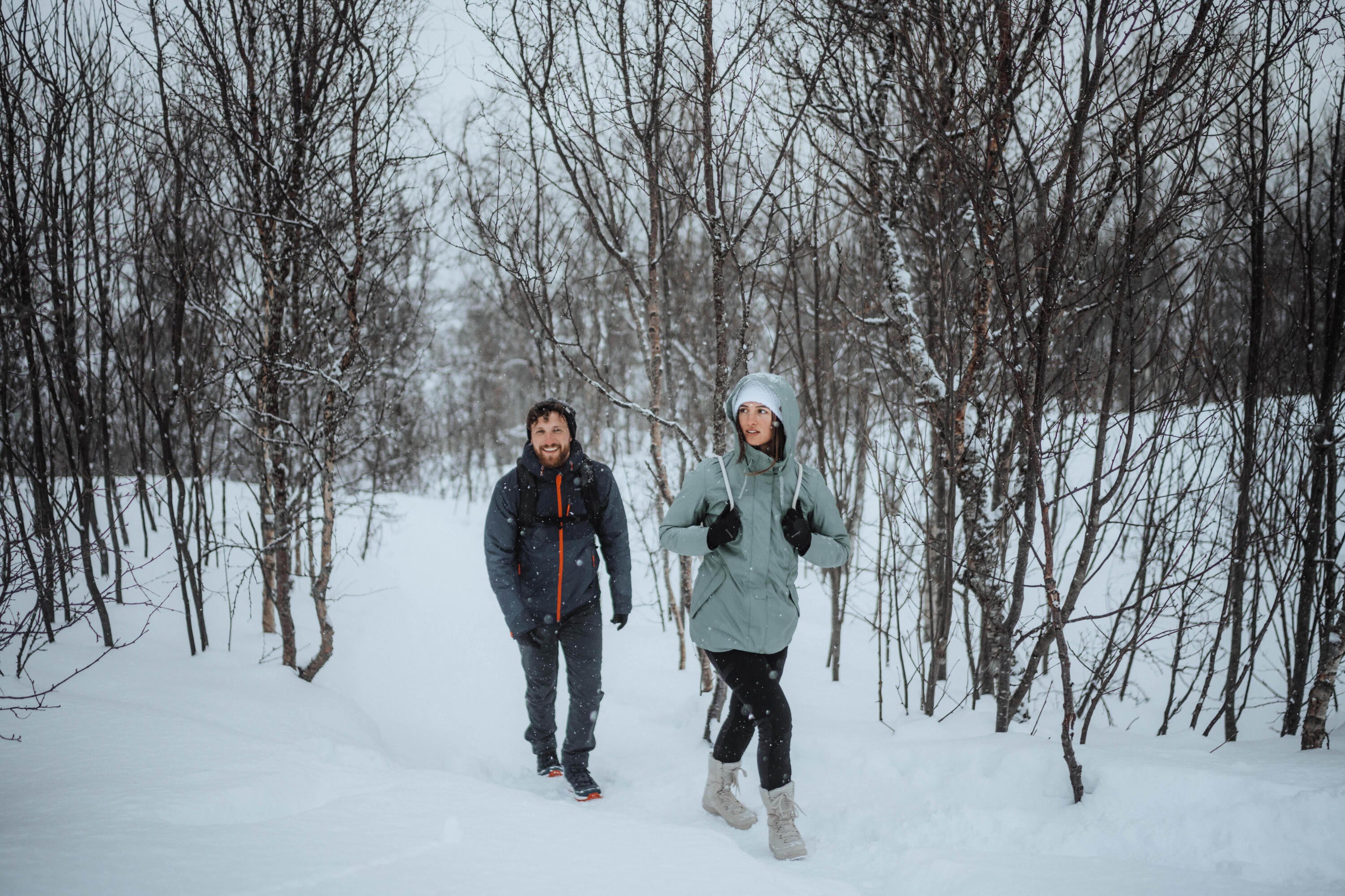 Quechua Women's NH500 Warm Waterproof High Lace Snow Boots - Image 11