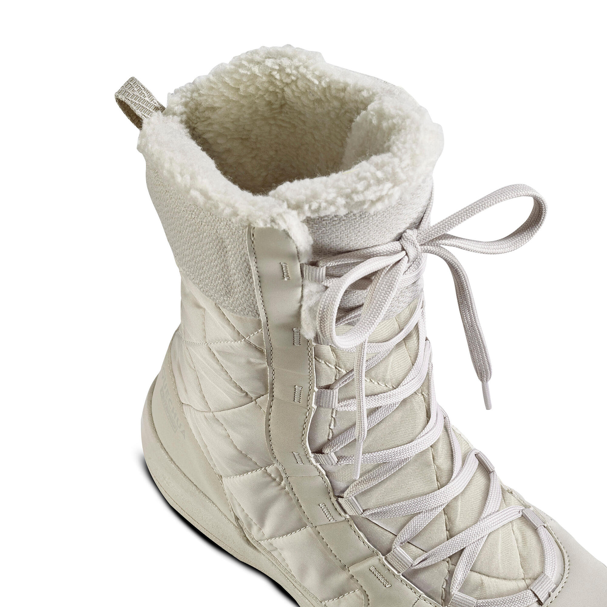 Quechua Women's NH500 Warm Waterproof High Lace Snow Boots - Image 6