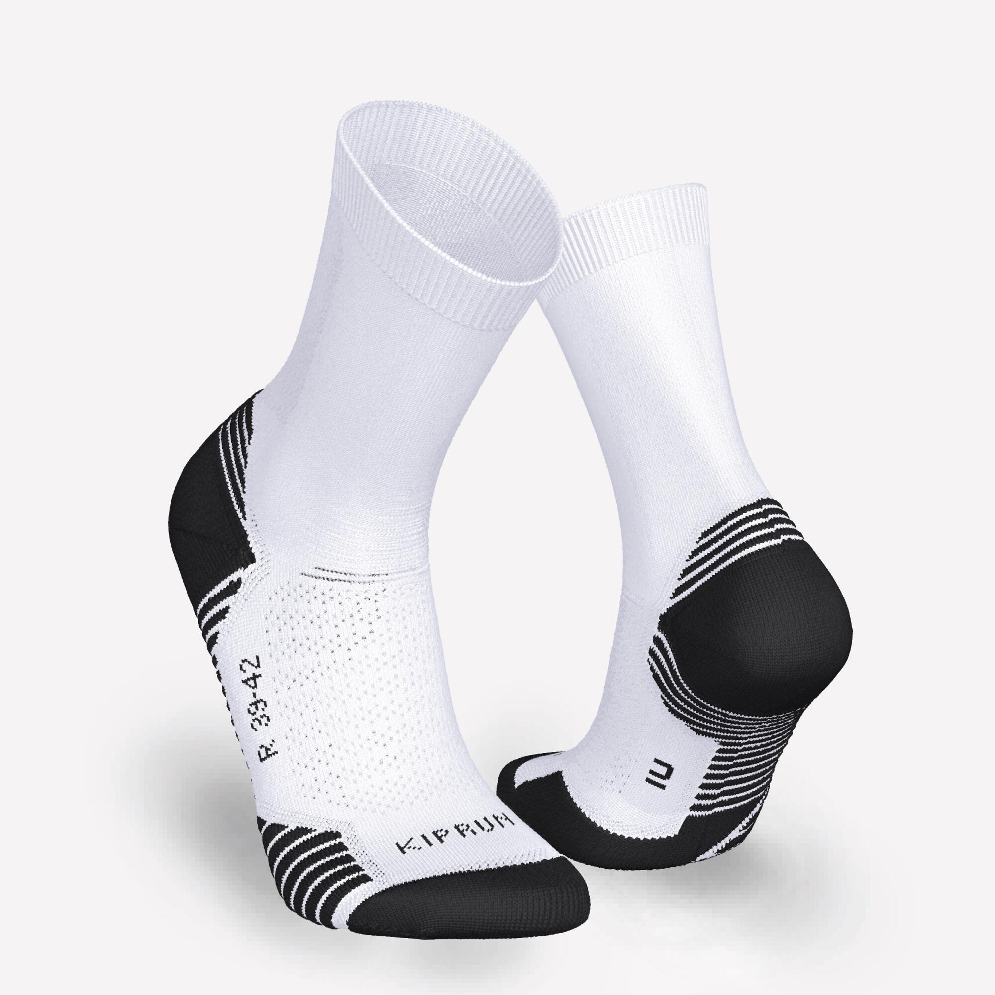Alternative view of Kiprun Run 500 Thick Mid Calf Socks 2 Pack