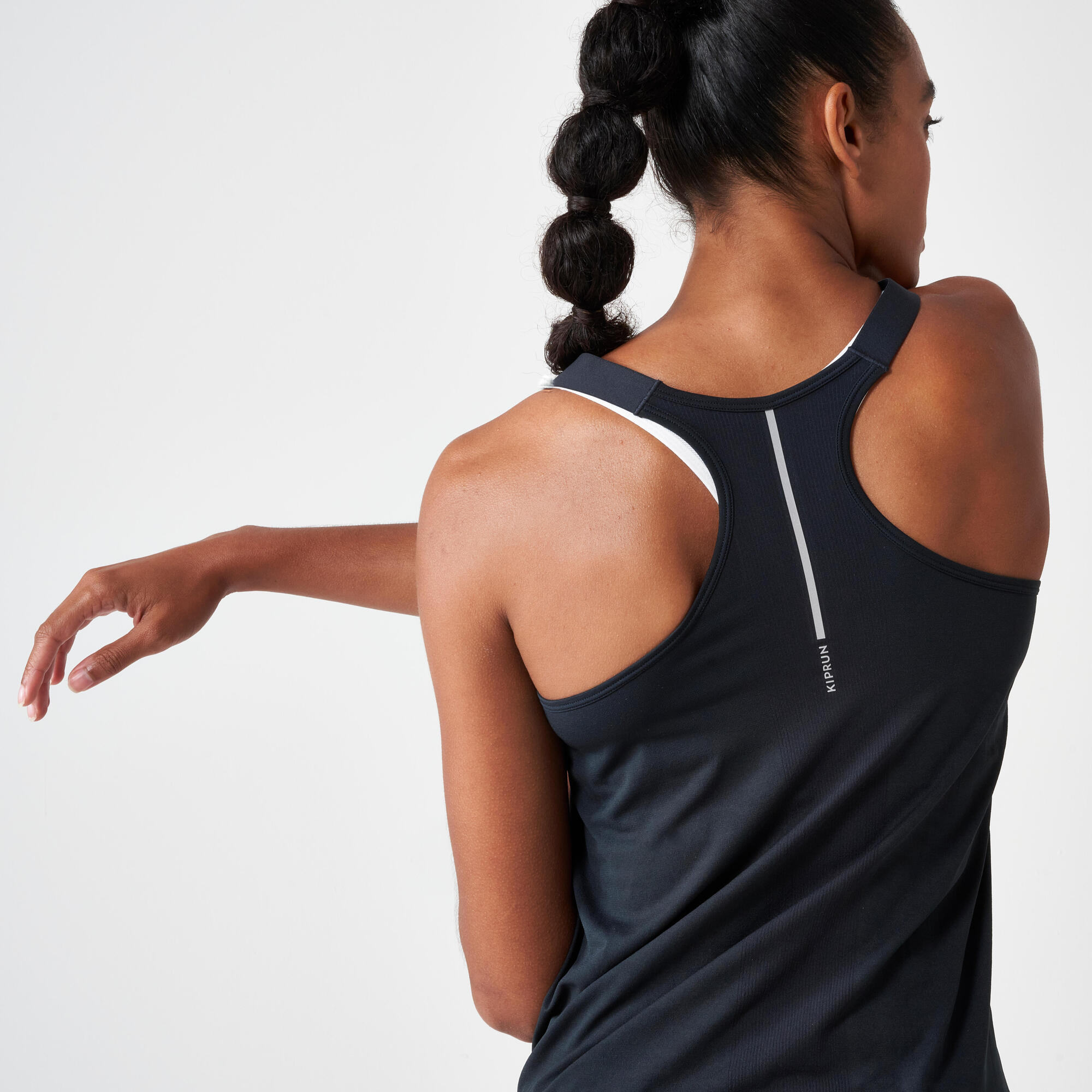 Alternative view of Kiprun Women's Run 500 Seamless Comfort Running Tank Top