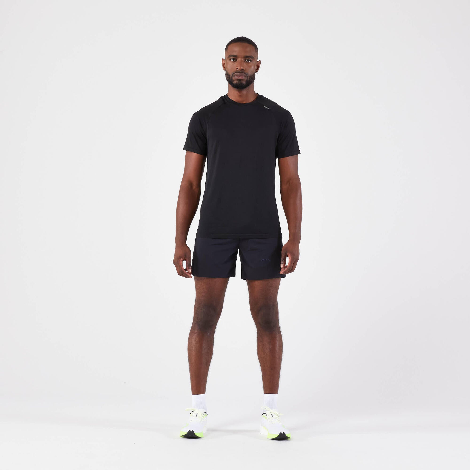 Alternative view of Kiprun Men's Run 500 Comfort Seamless Running T shirt