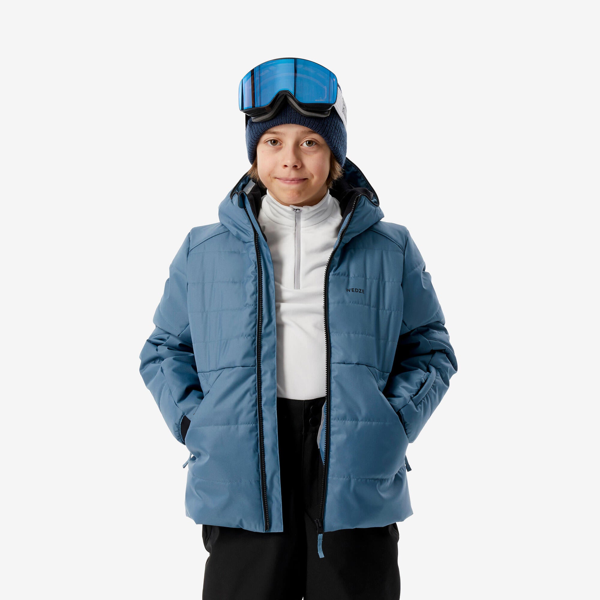Alternative view of Wedze Kids' 100 Waterproof Puffer Ski Jacket