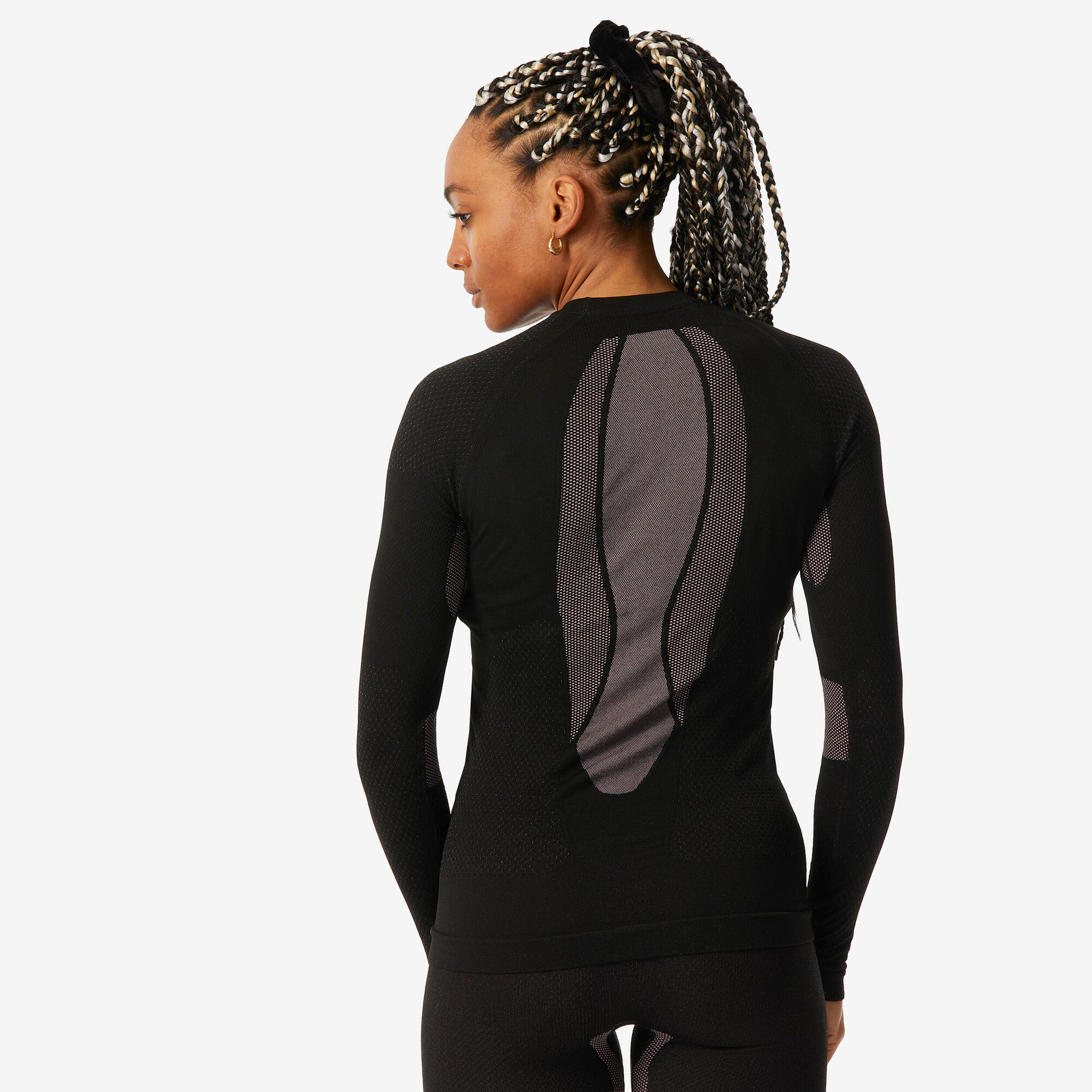 Alternative view of Wedze Women’s BL500 Seamless Ski Base Layer Top