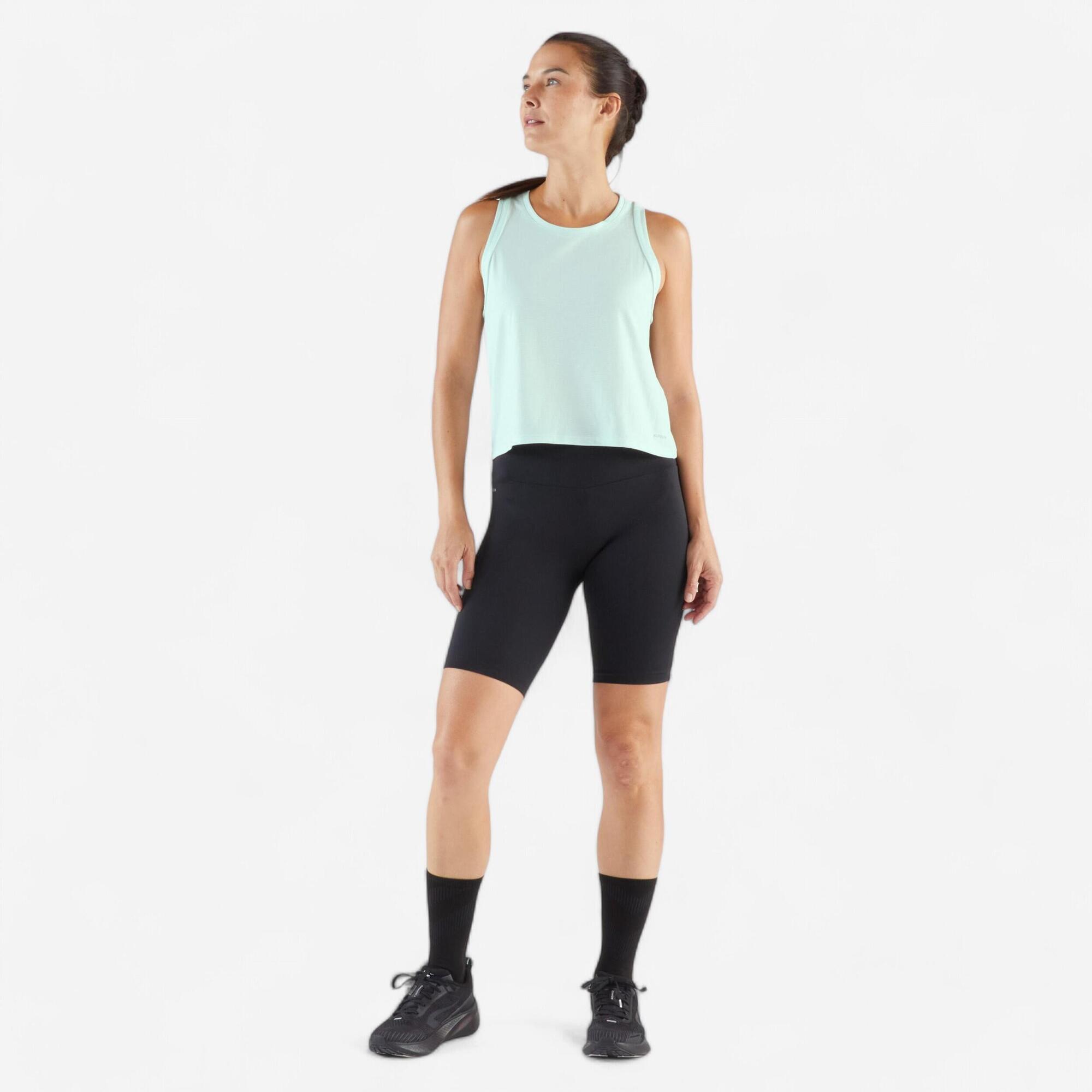 Kiprun Run 500 Women's Cropped Running Tank Top