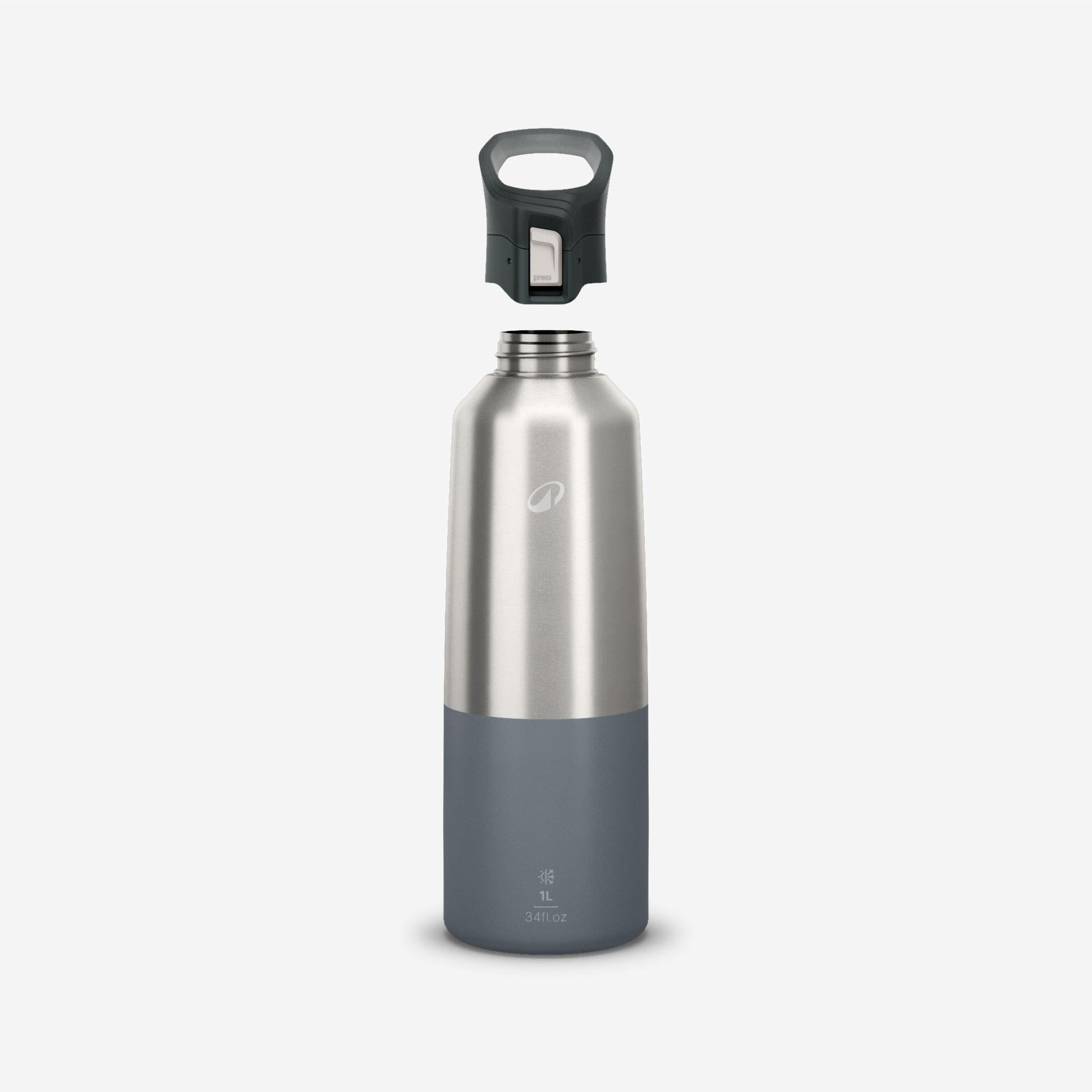 Alternative view of Quechua MH900 Double Wall Insulated 1 L Water Bottle