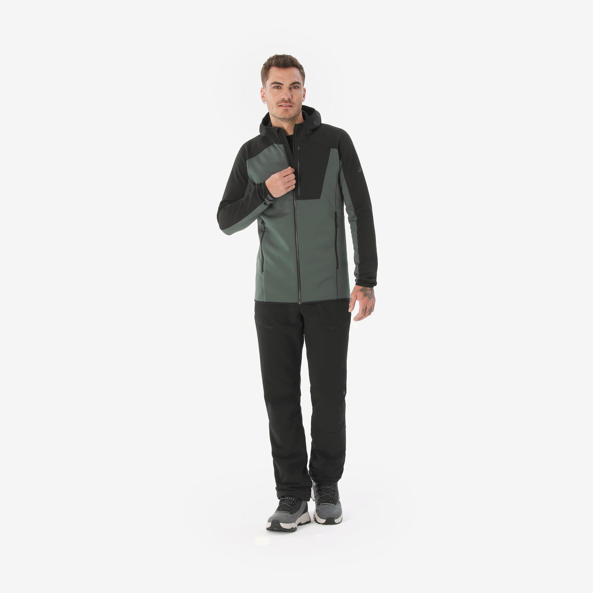 Alternative view of Quechua Men's MH500 Full Zip Hiking Fleece