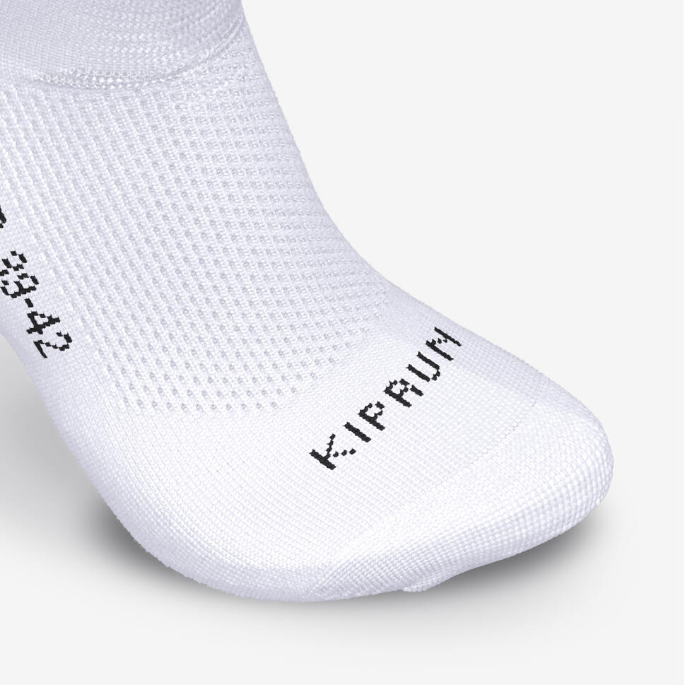 Kiprun Run 500 Thin Breathable Mid Socks 2 Pack - Image 4