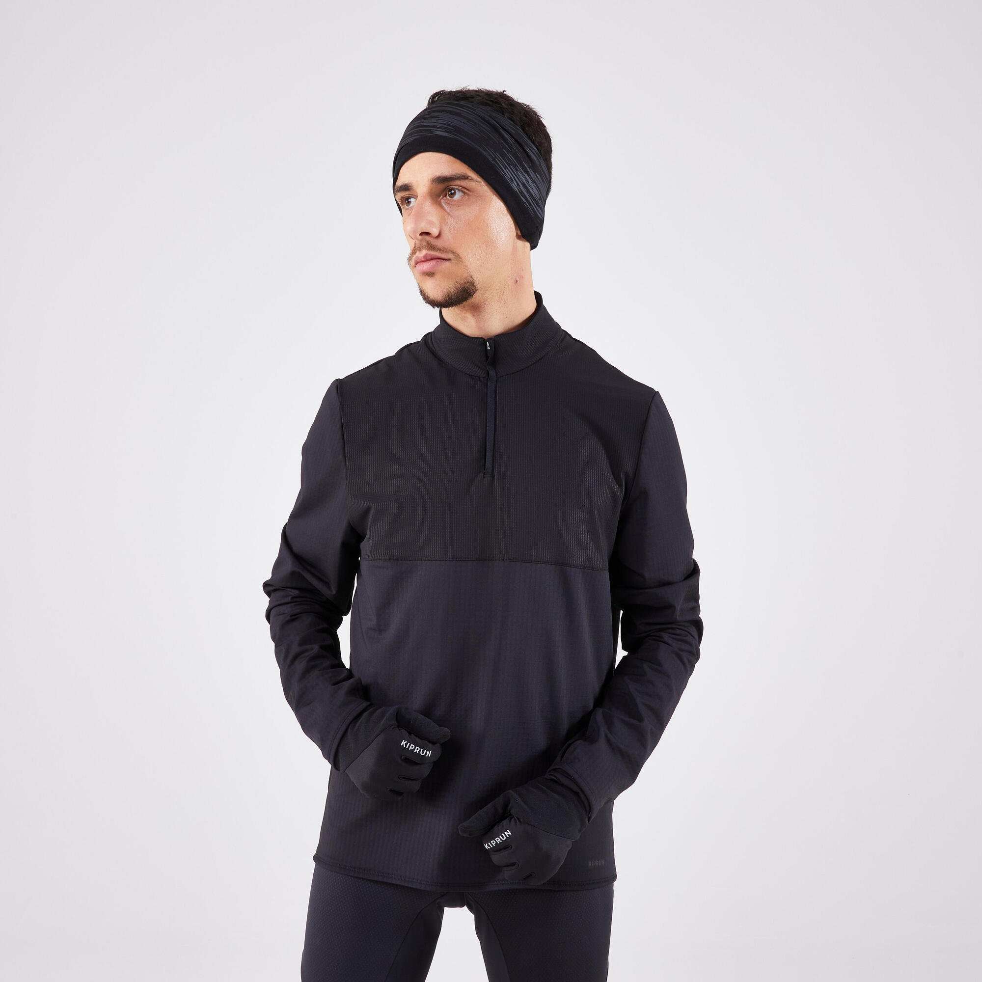 Alternative view of Kiprun Adult Evolutiv V2 Convertable Running Gloves with Mittens