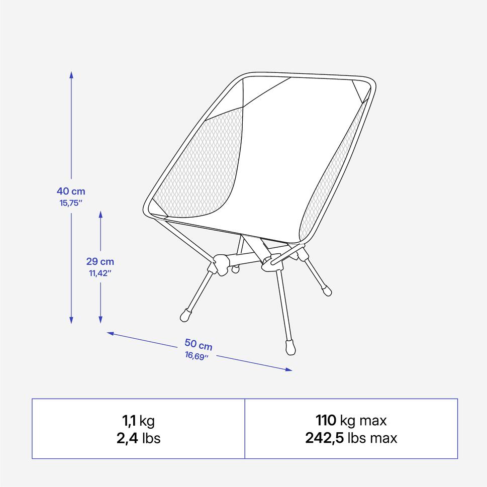 Quechua MH500 Compact Camp Chair - Image 9